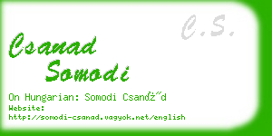 csanad somodi business card